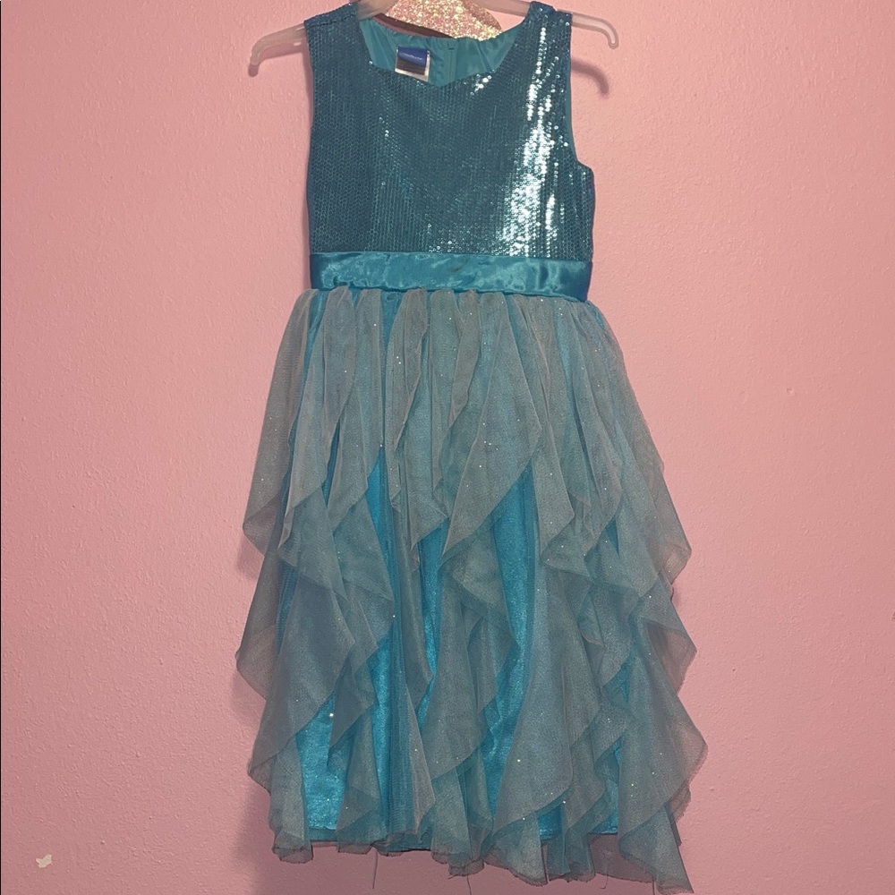 Disney Teal Sequin Dress